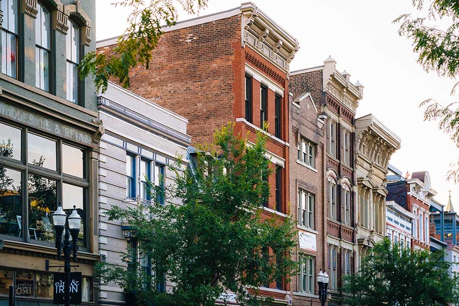 Contact - Historic Buildings Along Vine Street in Over-The-Rhine, Cincinnati, Ohio